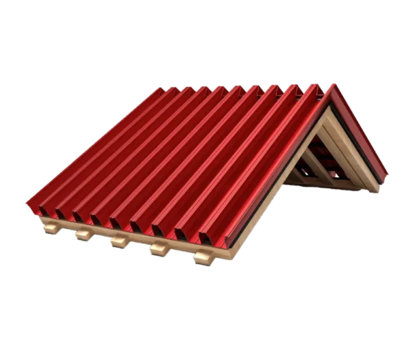 Metal sheet wooden
